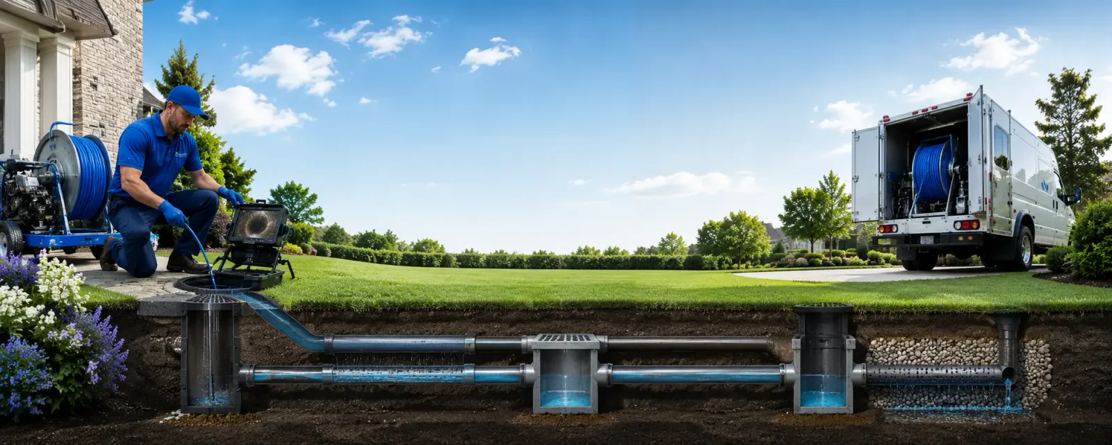 Outdoor drain cleaning information for South Hero, VT